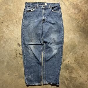 Vintage 90s Levi's 554 Relaxed Fit Distressed Jeans 36x32